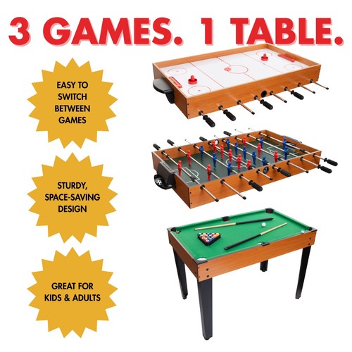 New abeec games table - 3-in-1,